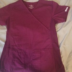 Cherokee flexibles scrub top size small